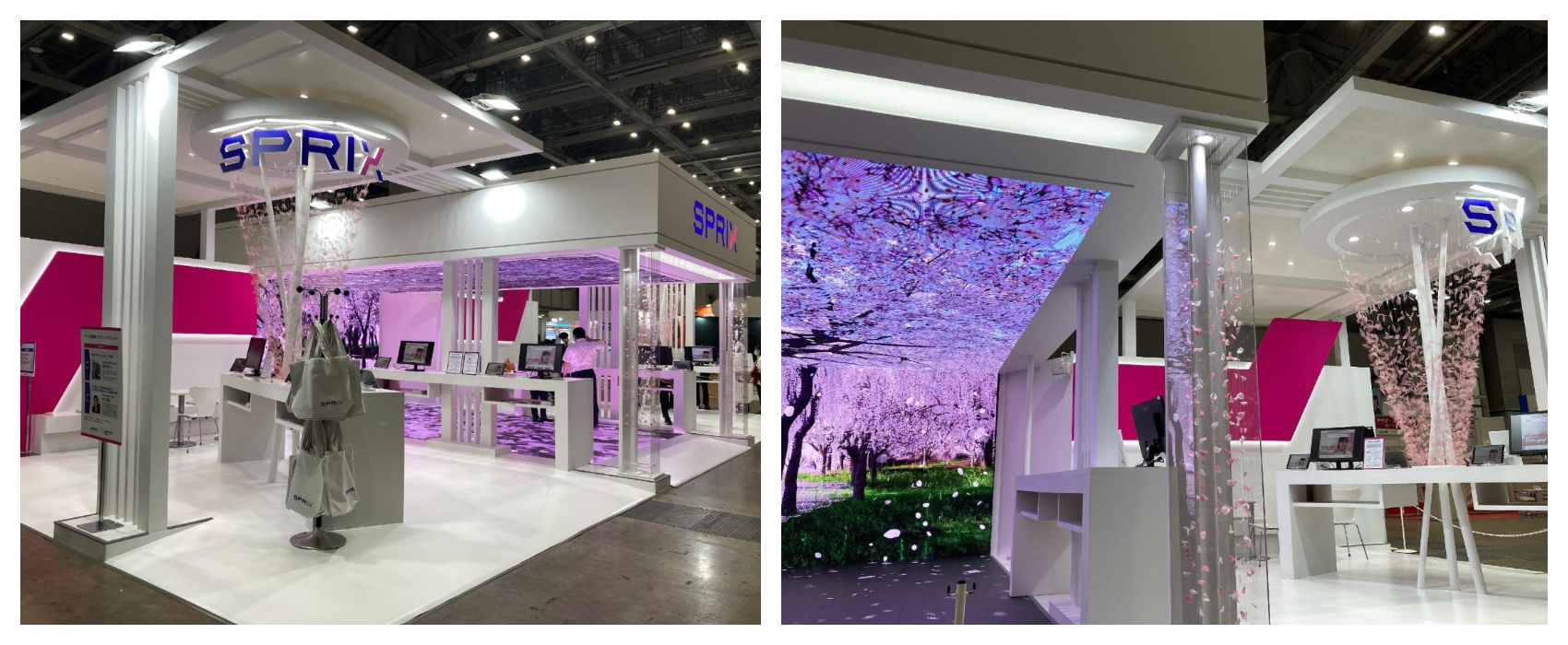 SPRIX様 展示会ブース　映像