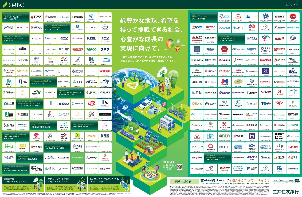 当社は三井住友銀行の「グリーン円定期預金」へ預け入れを実施。日本経済新聞紙面に広告掲載されました。